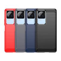 poco f4 - Hurtel "Carbon Case Xiaomi Poco F4 5G" Black - 8 nuotrauka