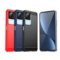 poco f4 - Hurtel "Carbon Case Xiaomi Poco F4 5G" Black - 10 nuotrauka