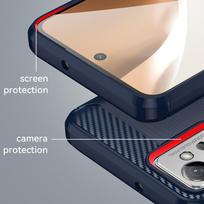 poco f4 - Hurtel "Carbon Case Xiaomi Poco F4 5G" Blue - 4 nuotrauka