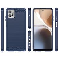 poco f4 - Hurtel "Carbon Case Xiaomi Poco F4 5G" Blue - 8 nuotrauka