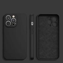 telefonas galaxy a14 - Silikoninis dėklas Samsung Galaxy A14 5G thin silicone cover juodas - 10 nuotrauka