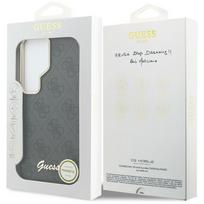 s26 ultra deklas - Guess PU 4G metalinis logotipo magnetinis dėklas, skirtas „Samsung Galaxy S26 Ultra“, juodas - 2 nuotrauka
