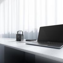 cuktech - Cuktech Powerbank 300W 40000mAh su belaidžiu įkrovimu 2x USB-C + 2x USB-A, juodas - 2 nuotrauka