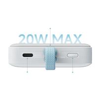 magnetinis power bank - Cuktech CP132ML 10000mAh Magnetic Power Bank, baltas - 2 nuotrauka