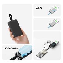 magnetinis power bank - Cuktech CP132ML 10000mAh Magnetic Power Bank, baltas - 10 nuotrauka