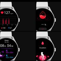 ismanusis laikrodis - QCY Watch GT Juodas (Black) - 3 nuotrauka