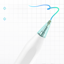 ipad pencil - Metapen Pencil A8 for iPad White (Baltas) - 3 nuotrauka