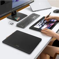 13 kuprine - Tech-Protect Fleece Laptop Bag 13-14 - Black - 7 nuotrauka
