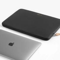 13 kuprine - Tech-Protect Fleece Laptop Bag 13-14 - Black - 13 nuotrauka