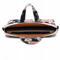 krepsys nesiojamam kompiuteriui 16 - Canvaslife Briefcase 15-16", White Rose - 2 nuotrauka
