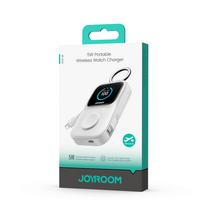power bank wireless - Joyroom JR-W19 5000mAh išorinė baterija su 5W belaidžiu laikrodžio įkrovimu - balta - 8 nuotrauka
