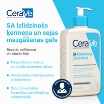 geles - CeraVe Facial Cleansers SA Smoothing 473ml - 4 nuotrauka