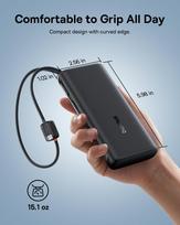 isorine baterija 20w - Baseus EnerFill FC41, 20000mAh, 100W, USB-C, juodas (black) - 2 nuotrauka