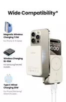 magnetas - UGREEN PB561 10000mAh 20W Belaidis (White) - 3 nuotrauka