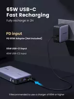 akumuliatoriu ikroviklis - UGREEN 25000 mAh Powerbank 145W Two-way Fast Charging - 7 nuotrauka