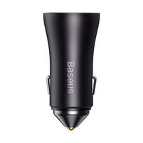 baseus 20w usb c - Baseus Golden Contactor Pro automobilinis įkroviklis 2x USB-C 40W (Pilkas) - 6 nuotrauka