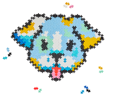 delione skaiciai - Plus-Plus Puzzle By Number Puppy 3961, 500 det. - 4 nuotrauka