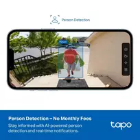 tp link tapo camera - TP-Link Tapo C400 KIT Saulės kamera (2MP, 1080p) - 4 nuotrauka