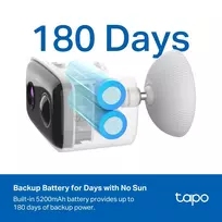 tp link tapo camera - TP-Link Tapo C400 KIT Saulės kamera (2MP, 1080p) - 7 nuotrauka