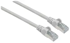 tinklo kabelis 50m - Intellinet Cat6a S/FTP Network Cable 7.5m Grey - 4 nuotrauka