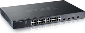 tinklo sakotuvas 24 - ZYXEL XGS1935-28, 28 PORT LITE-L3 SMART MANAGED SWITCH, 24X GIGABIT COPPER AND 4X 10G SFP , HYBRID MODE, STANDALONE OR NEBULAFLEX CLOUD | XGS1935-28-EU0101F - 4 nuotrauka