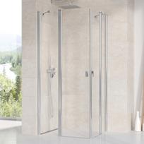 sienele ravak - Dušo sienelė Ravak Chrome CRV2-100, 100 cm x 195 cm x 100 cm, skaidri - 2 nuotrauka