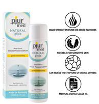lubrikantas 100ml - Natūralus lubrikantas pjur med Natural Glide, 100 ml - 4 nuotrauka