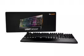 su zaidimu klaviaturos - Be Quiet! Light Mount Silent Linear, Juoda (Black) US ANSI - 4 nuotrauka