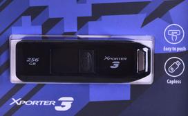 256 gb usb 3.2 - Patriot Xporter 3 256GB Juodas (Black) - 2 nuotrauka