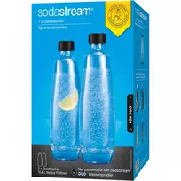 buteliai - SodaStream DUO Stikliniai buteliai, 1 l, 2 vnt. - 4 nuotrauka