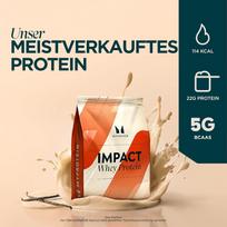 baltymai - MYPROTEIN Išrūgų baltymai Impact Whey, braškių skonis, 1 kg - 2 nuotrauka