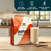 baltymai - MYPROTEIN Išrūgų baltymai Impact Whey, braškių skonis, 1 kg - 6 nuotrauka