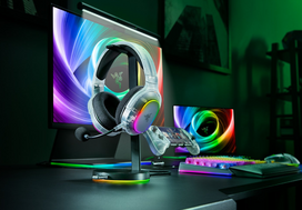 razer ausines - Razer Barracuda X Chroma Phantom White (Balta) - 6 nuotrauka
