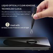 xiaomi redmi note 15 pro 5g - Tech-Protect "GLASS UV+" 2vnt. Apsauginis Stiklas Xiaomi Redmi Note 15 Pro+ Plus 5G - Skaidrus (Transparent) - 5 nuotrauka