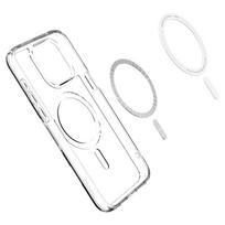 iphone deklai - Spigen "Ultra Hybrid MAG iPhone 15 Pro Max" White - 5 nuotrauka