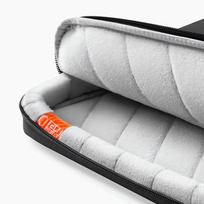 kompiuterio krepsys 13 tech - Tech-Protect Defender Bag for Laptop 13-14 - Black and Orange - 7 nuotrauka