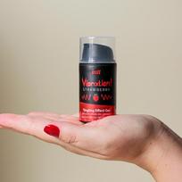 lubrikantas - INTT Vibration! Braškių skonio stimuliuojantis gelis 15 ml - 2 nuotrauka