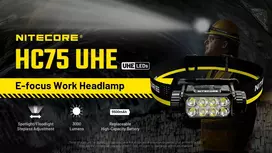 galvos zibintas - Nitecore HC75 UHE Galvos Žibintas 3000 lm - 3 nuotrauka