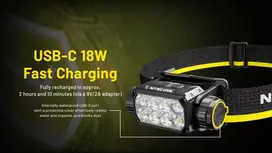 galvos zibintas - Nitecore HC75 UHE Galvos Žibintas 3000 lm - 6 nuotrauka