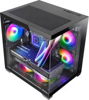 mini atx - Mars Gaming MC-VIEW2 Juodas (Black) - 4 nuotrauka