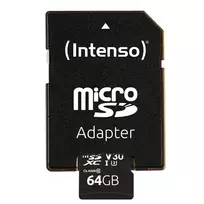 micro - Intenso Professional 64GB microSDXC UHS-I Class 10 3433490 - 2 nuotrauka