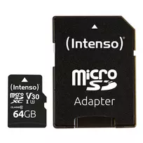 micro - Intenso Professional 64GB microSDXC UHS-I Class 10 3433490 - 3 nuotrauka