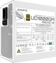 psu 1000w - GIGABYTE GP-UD1000GM PG5 V2 ICE 1000W ATX 3.1 80 PLUS Gold Balta (White) - 2 nuotrauka