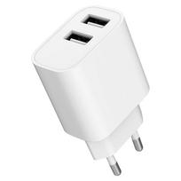 telefonu pakrovejai - CHARGER USB UNIVERSAL WHITE/2P TA-UC-2A12-01 GEMBIRD - 6 nuotrauka