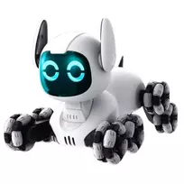 interaktyvus zaislas - Lean Toys TOOBY Robotas Šuo su Nuotoliniu Valdymu RC, Juodas/Baltas (Black/White) - 3 nuotrauka