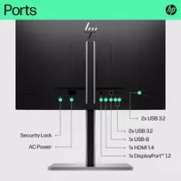 75hz monitorius - HP E22 G5 21.5", FHD, 5ms - 7 nuotrauka