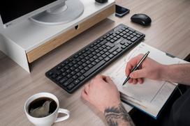biurai - Savio KB-02 Belaidė Klaviatūra Namams/Biurui USB QWERTY Juoda (Black) - 6 nuotrauka