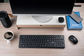 biurai - Savio KB-02 Belaidė Klaviatūra Namams/Biurui USB QWERTY Juoda (Black) - 9 nuotrauka