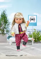 baby born leles - Baby born City Deluxe Scooter Combo drabužių rinkinys lėlei, 43 cm - 4 nuotrauka