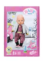 baby born leles - Baby born City Deluxe Scooter Combo drabužių rinkinys lėlei, 43 cm - 8 nuotrauka